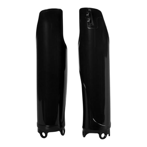 POLISPORT 8351700002 - Juego de protectores de horquilla fabricado en polipropileno resistente a los impactos sin herrajes compatible con motocicletas Honda en color negro