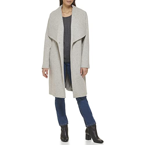 Image of Cole Haan Women's Belted Wool Blend Wrap Coat