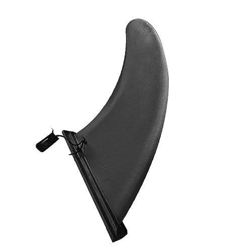 Totority 1Pc Detachable Surfboard Tail Fin Lightweight Sup Splitter Paddle Board Fin for Enhanced Flexibility Black Surfboard Accessory