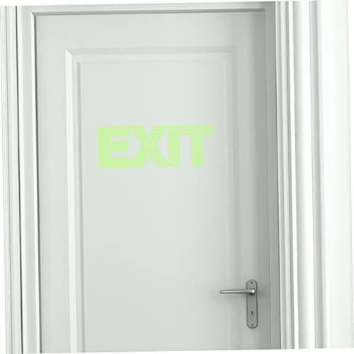 NUOBESTY 3 set ışıklı duvar çıkartması, çıkış logosu, acil durum uyarı levhaları, parlayan çıkış levhası, çıkış çıkartması, zemin çıkartması, ışıklı zemin çıkartması, 3 adet x 3 - Görsel 7