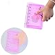 A5-Ringbuchhülle aus weichem PVC, 6-Loch-Ringbuch, nachfüllbarer Papierbinder, wasserdicht, lose Blätter, Notizbuch, Ordner, persönlicher Planer, Binderhülle für Tagebuch-Schwarz