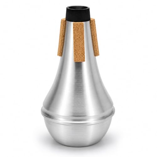 Trumpet Straight Mute,HoFire Lightweight Aluminum Practice Trumpet Mute Silencer