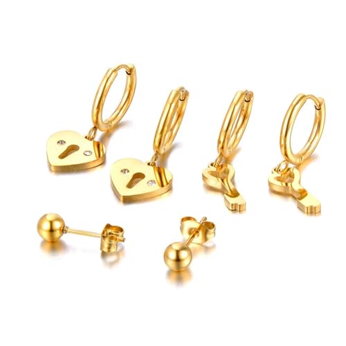 Boucles d'oreilles Key Lock Waqih pour illuminer vos soirées d'été