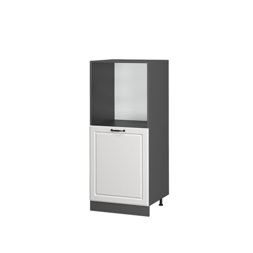 Vicco Herdumbauschrank R-Line, Weiß Landhaus, 60 cm, zur freien Kombination innerhalb modularer Küchensysteme