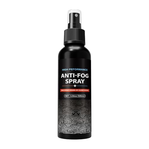 Protoence Spray Anti-Buée Pour Pare-brise,120ml Nettoyant Film D'Huile Imperméable - Spray Anti-Buée Vitres Intérieures de Voiture - Pour Rétroviseurs Objectif Photo Remorque Camping-Car Camion Auto
