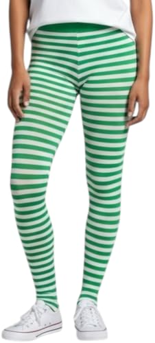 Image of ToBeInStyle Women's Thin Horizontal Stripe Opaque Tights Pantyhose - Regular or Plus