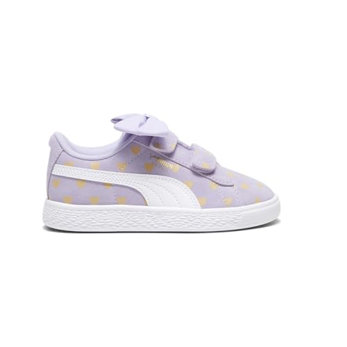 PUMA Kids Girls Suede Classic Lf Re-Bow V Slip On Sneakers Shoes Casual - Purple - Size 2 M