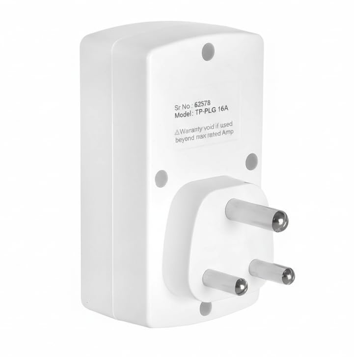 Image of LEYDEN TP-PLG 16A 220VAC, 16A, Digital Coundown Automatic Off Timer Plug Socket 1 Minute to 9 Hour 45 Minutes for Waterpump, Motor, AC, E-Bike, Gyser, Heater