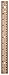 HQ Advance Products 12" Metric and Inch Ruler with Ring binder Holes, Wood (36018)
