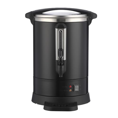 Image of 120-Cup (18L) Commercial Coffee Urn - Stainless Steel Electric Hot Beverage Dispenser with Fast Brew & Double-Wall Insulation, Easy to Clean for Large Events, Catering, Churches, and Gatherings
