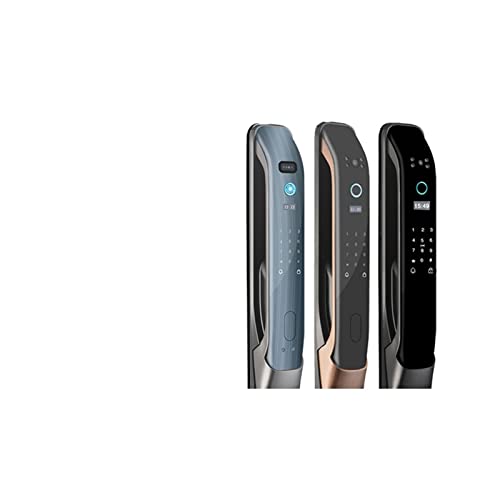 Compatible con DF3 3D Electronic Zigbee cerradura de puerta con reconocimiento facial, graffiti, biométrico, huella dactilar, cerradura inteligente con cámara Peephol (color: DF3 D1, tamaño de la
