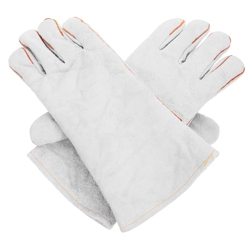 Guantes de trabajo industriales LALAFINA para soldadura segura en talleres y proyectos pesados