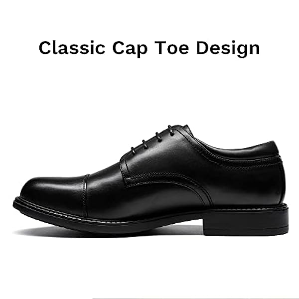 Bruno Marc Zapatos Vestir Homres Zapatillas de Cordones Oxfords Derby para Hombre Negro DOWNING-01