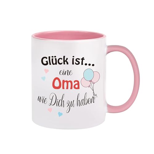 Joymaking Oma Tasse mit Schrift, Kaffeetasse Keramiktasse Geschenk...