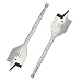 SagaSave 19MM High Carbon Steel Spade Drill Bit,Woodworking Paddle Flat Bit for Wood,Soft & Hardwood,Gypsum Board,Clinker,Foam Box-1PCS Silver