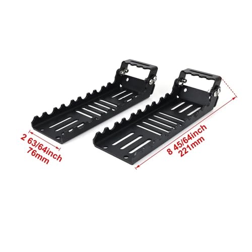 Repose pied moto en aluminium CNC robuste pour Grizzly et Outlander - 5