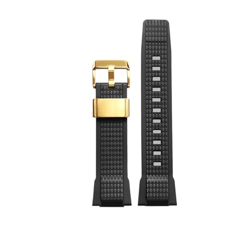 Accessoire bracelet montre silicone résine compatible série Casio MTG-B3000 noir