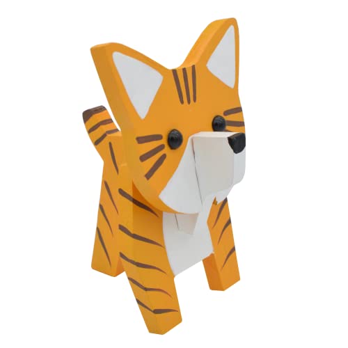 VIPbuy Cat Shaped Wood Carved Glasses Holder - Image 4