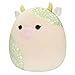 Squishmallows Original 16-Inch Ada Cream Cow with Green Floral Print Spots - Official Jazwares Large Plush