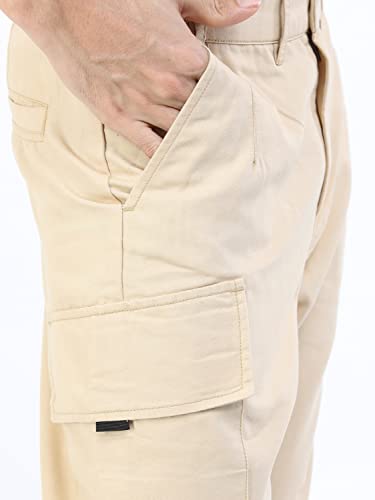 Image of KETCH Men Mid Rise Regular Fit Jogger Trouser