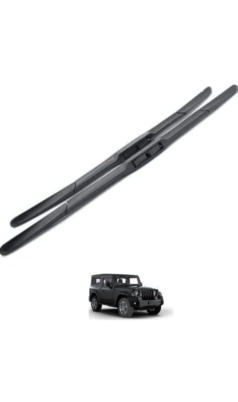 Image of AWB Front Hybrid Wiper Blades Compatible with Mahindra Thar(Pack of 2)