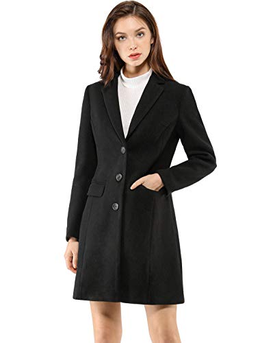 Allegra K Fall Coats for Women's 2025 Pea Coats Long Winter Trench Coat2