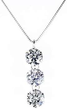 天然ダイヤモンド0.3ct一粒石ネックレス 純プラチナ台ペンダントKASHIMA プラチナ台・0.3ct・ダイヤモンド・一粒石・プチ・ペンダント
