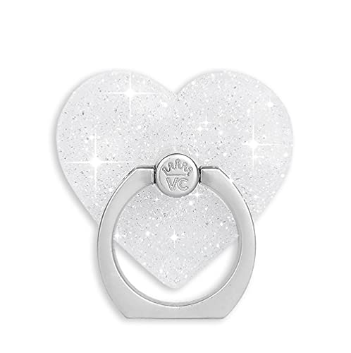 Image of Velvet Caviar Cell Phone Ring Holder - Finger Ring & Stand - Improves Phone Grip Compatible with iPhone, Galaxy and Most Smartphones (Stardust Glitter)