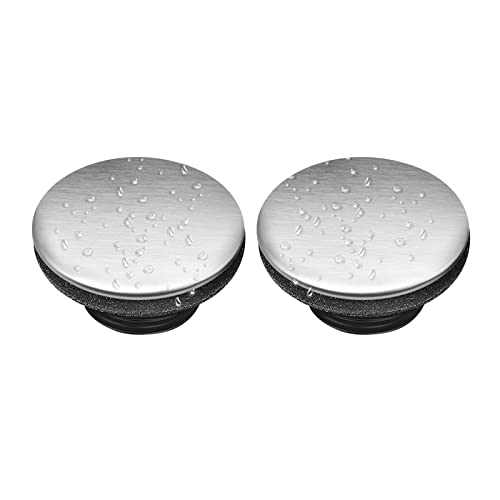 BERYLER 2 Pack Kitchen Sink Hole Cover (1.2” to 1.6” in Diameter), Stainless Steel Brushed Nickel Cap for Bathroom Tap