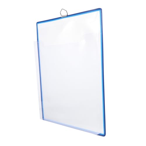 jojofuny Transparent Hanging File Organizer Plastic File Storage Bag for Home Office Capacity Document Holder for Books Letters and Magazines