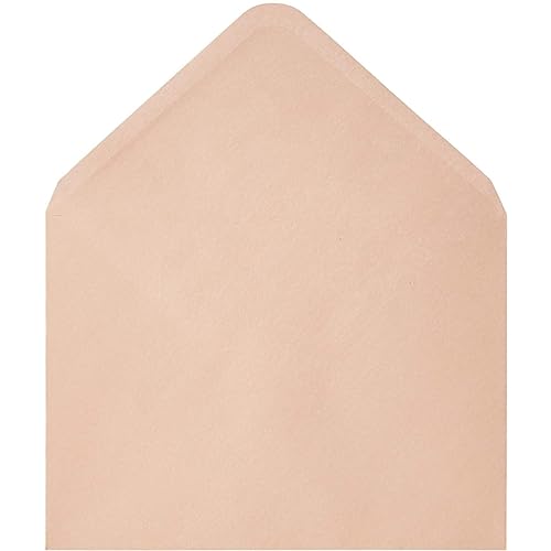 Enveloppes florales rose pâle opaques pour protéger vos invitations délicates