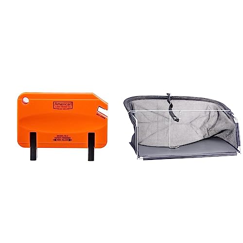 Image of American Lawn Mower SK-2 Reel Mower Sharpener + American Lawn Mower 18-20 Inch Reel Mower Grass Catcher