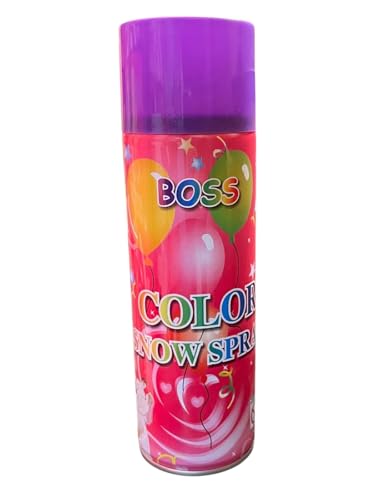 Image of PoPo Toys Holi Tom & Jerry Colour Snow Spray | Non - Toxic | Eco - Friendly | 450ML | Made in India (Tom & Jerry - Orange)
