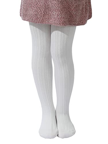 Paralinda Girls' Cotton Tights - Toddler Cable...