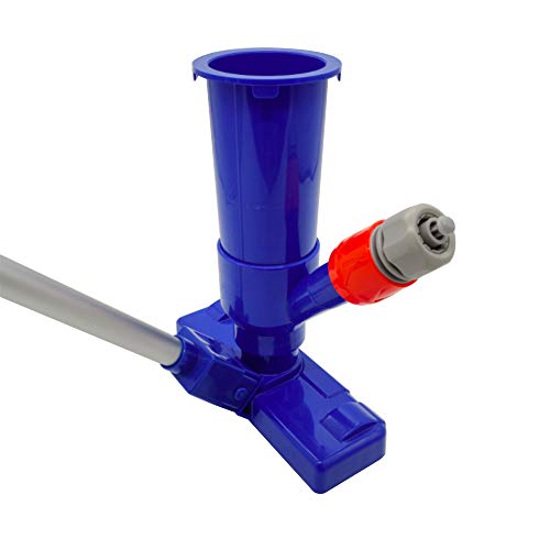 Nishore Kit de limpeza para piscina, aspirador de pó, cabeça de sucção com escovas Bolsa extensível