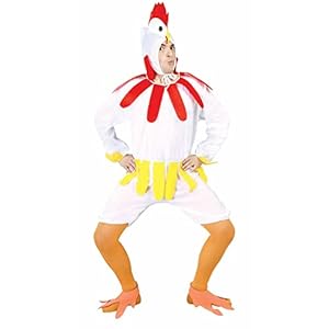 Fiestas Guirca, S.L. Disfraz de Gallina Blanca para Adulto
