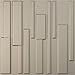 Ekena Millwork 19 5/8"W x 19 5/8"H Wigan EnduraWall Decorative 3D Wall Panel, Metallic Silver (Covers 2.67 Sq. Ft.