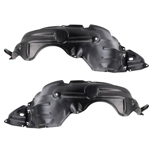 Image of TRQ Inner Fender Liner Set Compatible with 2007-2011 Toyota Yaris TO1250119 TO1251119