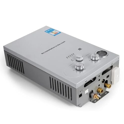 Calentador de agua instantáneo a gas natural licuado (GLP), caldera de gas butano/propano (6-18 L), calentador de GLP for electrodomésticos de exterior.(LNG,16L)