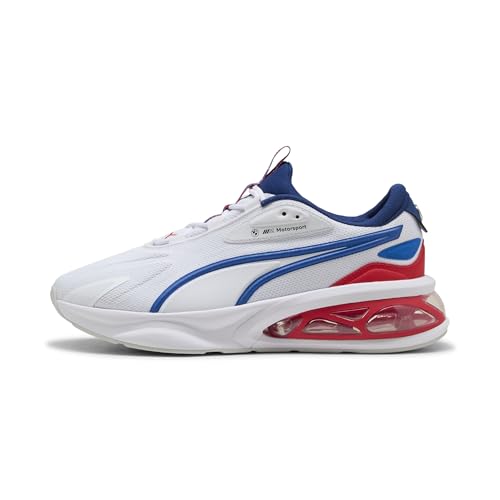 Puma �����Y BMW M ���[�^�[�X�|�[�c �\�[���[�V���[�Y, Puma White-cool Cobalt-pop Red, 26.5 cm