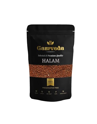 Image of GAURVEDA Halim Seeds - Alive Seeds - Edible Seeds (100 Grams, Halim Seeds)