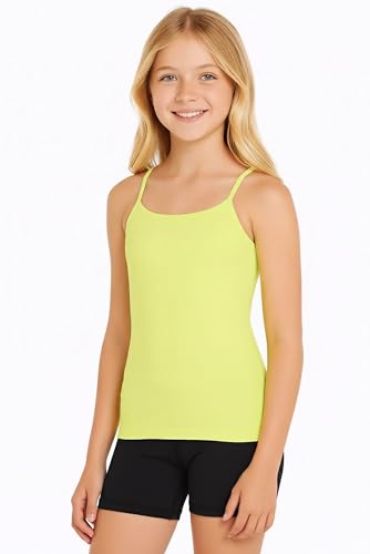 Image of Kurve Girl's Sleeveless Tank Top - Stretch Undershirts Cami Camisole, UV Protective Fabric, Rated UPF 50+ (Made in USA)