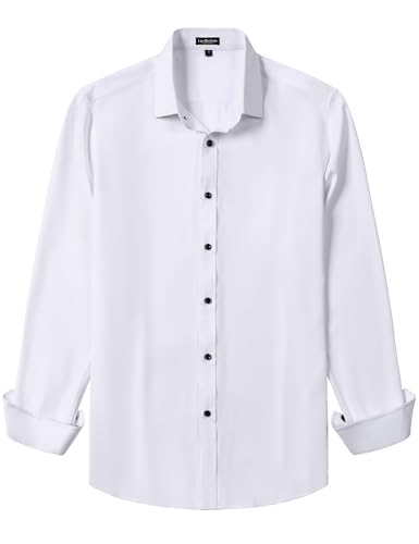 LucMatton Herrenhemd, formell, dehnbar, knitterfrei, langärmelig, schmale...
