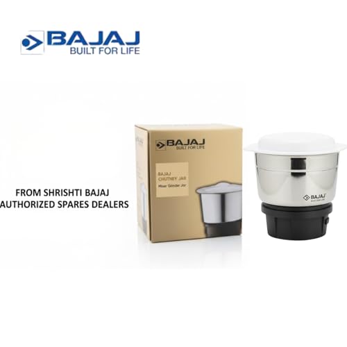 Image of new Swati Bajaj 180ml Chutney Grinding Jar | Compatible with 50+ Bajaj & MR Mixer Grinder Models | Original Replacement Jar Assembly