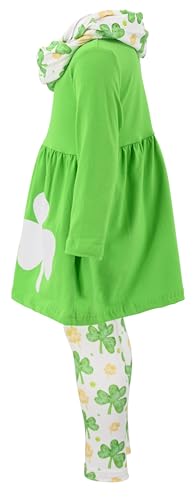 Image of Unique Baby Girls Kids Toddler 3pc Outfit Set Long Sleeve Lightweight Tunic Top Leggings and Scarf