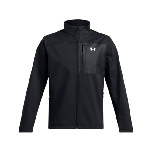 Chaqueta Under Armour Hombres Shield deportiva cortavientos negra talla S de abrigo ligero 3