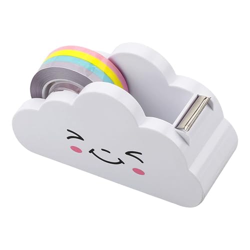 Tape Dispenser with 1 Roll Packing Set Desktop Dispenser Sealing Cutter for Packaging Scrapbooking School Tape Holder