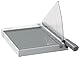 Leitz Precision Home Office Hebelschneider A4, bis zu 10 Blatt, Papierschneidemaschine mit 305 mm Schnittlänge, Präzisionsstahlklinge, Ausrichthilfe mit Kantenbeleuchtung, Klingenschutz, 90190000