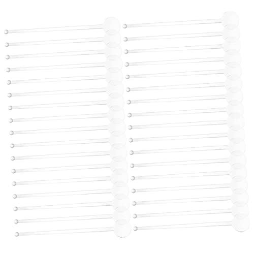 OUNONA 160pcs Reusable Cocktail Mixing Sticks Elegant Drink Stirring Rods for Bars Parties Weddings Gatherings Food Grade Heat Cold Resistant for Iced Tea