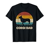 regalo corgi dad per uomo pembroke welsh corgi dog vintage maglietta